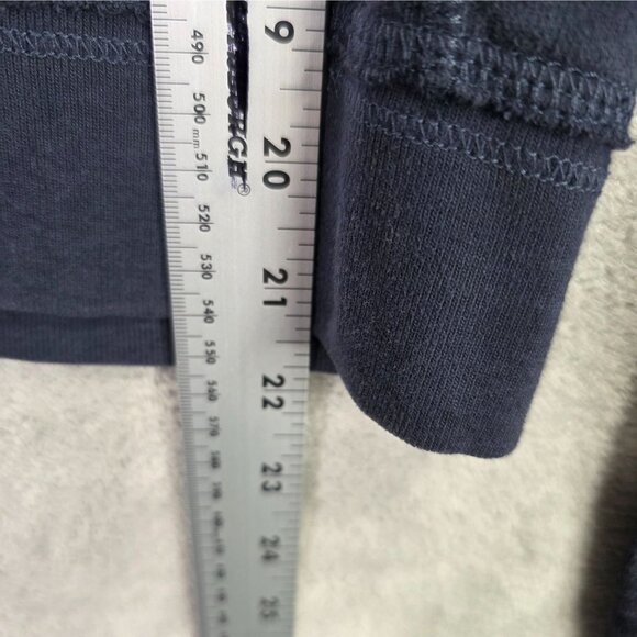 Womens Abercrombie & Fitch Navy Full Zip Jacket Cotton Blend Long Sleeve Size L - Picture 6 of 8